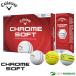  Callaway Хромированный soft мяч для гольфа 1 дюжина (12 лампочка входить ) 2026 год модели Callaway[CHROME SOFT TOUR][ soft Tour ]