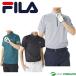  filler Golf . пот скорость .UV cut контакт охлаждающий .. рубашка с коротким рукавом рисунок половина ZIP 745-608 Golf одежда весна лето одежда FILA GOLF