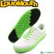  громкий мышь туфли для гольфа шиповки отсутствует обувь белый × зеленый водонепроницаемой спецификации мужской 774965 774-965 LM-GS0005 LOUDMOUTH обувь шиповки отсутствует 