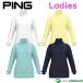  женский булавка Golf картон вязаный с высоким воротником cut and sewn 622-3262004 tops Golf одежда 2023 год осень-зима модель PING
