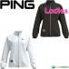  женский булавка одежда длинный рукав полный Zip блузон do Ла Манш рукав задний Logo принт 622-2242890 внешний Golf одежда 2022 год осень-зима модель PING APPAREL