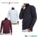  Tommy Hilfiger Golf diamond Logo принт рукав с высоким воротником рубашка THMA481 Golf одежда tops 2024 год осень-зима модель TOMMY HILFIGER