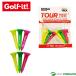 TOUR TEE MINI NEONS 6шт.@ упаковка neon серии T-491 Short чай Tour чай Pro упаковка утерян предотвращение трудно сломать высокая прочность Tour чай . покупка 