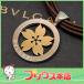BVLGARI BVLGARY тонн doK18/SS Sakura узор * короткое колье колье CN855481 аксессуары кожа 6676