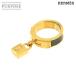  Hermes HERMES Kelly шарф кольцо крокодил зеленый Gold аксессуары Kelly Scarf ring 90226846