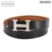  не использовался выставленный товар Hermes HERMES темно синий Stan s двусторонний H ремень bok шарф togo черный 75 *G печать gi Rossi .90278715