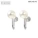  Mikimoto MIKIMOTO Akoya жемчуг 6.9mm серьги K14 WG 585 белое золото жемчуг Akoya Pearl Earrings 90282408