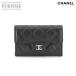  не использовался выставленный товар Chanel CHANEL matelasse футляр для карточек футляр для визитных карточек черная икра s gold черный AP0214 серебряный металлические принадлежности здесь Mark 90293361