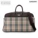  Burberry BURBERRYnoba проверка 2way Boston сумка на плечо парусина кожа бежевый Brown Boston Bag 90294553