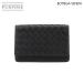  Bottega Veneta BOTTEGA VENETA сетка футляр для карточек кожа черный 174646 Card Case 90300345