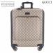  как новый Gucci GUCCI GGs шкив m дорожная сумка чемодан PVC кожа бежевый черный 451003 GG Supreme Luggage 90312308
