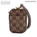  Louis Vuitton LOUIS VUITTON Damier ete. Io kapiPM сумка ebenN61738 Gold металлические принадлежности Etui okapi 90313128