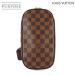  как новый Louis Vuitton LOUIS VUITTON Damier небольшая сумочка gun ju personal SPO сумка "body" ebenN48048 90320779