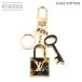  как новый Louis Vuitton LOUIS VUITTONporutokre Comfi Dance сумка очарование брелок для ключа Brown Gold M65088 90323516