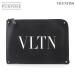  Valentino galava-niVALENTINO GARAVANI VLTN сцепление ручная сумочка кожа черный Clutch Bag 90327017