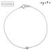  Agete agete diamond 0.03ct браслет 16.5cm K18 WG белое золото 750 Diamond Bracelet 90330470