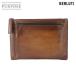  прекрасный товар Berluti Berluti клатч кожа Brown стальной металлические принадлежности Clutch Bag 90333361