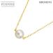 �~�L���g MIKIMOTO �A�R���^�� 7.2mm �l�b�N���X 38cm K18 YG �C�G���[�S�[���h 750 �p�[�� Necklace 90337475