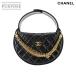  не использовался выставленный товар Chanel CHANEL matelasse ручная сумочка кожа черный Gold металлические принадлежности Vintage Hand bag 90345178