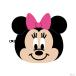  Disney Minnie Mouse лицо карман сумка сладкий смайлик рисунок [No.2065049100] новый входить . канцелярские принадлежности [M рейс 1/1]