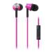 Inner-ear headphones pink for Audio Technica smartphone ATH-CK330iS-PK