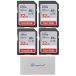 ̲SanDisk 32GB Ultra SD Memory Card (4 Pack) SDHC UHS-I Card 90 MB/s Class 10ɾ