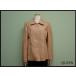 primnation Ram leather jacket *11AR^pli breast -shon/ sheep leather / beige /@A1/22*11*4-28