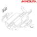  Minoura iH-220/520 iH220/520 for wing fixation resin ( red )1 piece MINOURA