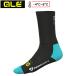 アレ THERMO PRIMALOFT 18cm SOCK （サーモプリマロフト18cmソックス）BLACK_WHITE【-4℃〜8°C対応】 ale