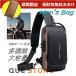  body bag men's bag shoulder bag diagonal .. high capacity one shoulder USB charge iPad storage possible multifunction waterproof light weight travel commuting outdoor sport Father's day 