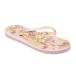 [8 день. бонус магазин +10%] outlet цена Roxy ROXY RG PEBBLES VII Kids пляжные шлепанцы Kids пляж sa