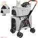 E4362YO *0620_6 вмятина [ outlet ] домашнее животное Cart Buggy разъемная модель складной LPOTIUS L-3F-G собака кошка выдерживаемая нагрузка 20kg не использовался 