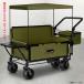 E7369YO *0805[ outlet ] тележка для багажа Cart DesertFox зеленый L крыша * cooler-box имеется не использовался 