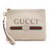 GUCCI Gucci клатч Gucci принт кожа 572770 оттенок белого Италия производства сумка мужской женский б/у хороший товар 