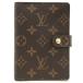 LOUIS VUITTON Louis * Vuitton обложка для записной книжки монограмма Agenda PM R20005 Brown Франция производства RFID ввод A разряд dia Lee адрес . Note б/у прекрасный товар 