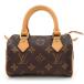 LOUIS VUITTON Louis * Vuitton ручная сумочка монограмма Mini speedy M41534 Brown Франция производства Mini сумка женский Louis Vuitton б/у хороший товар 
