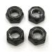 [Truck Parts]Axel Nuts "Black" 4 шт. в комплекте 