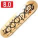 [8.0" панель скейтборд ji- X 1000]GX1000 Dino 8.0" Natural