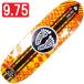 [9.75" панель скейтборд Black Label ]Blacklabel Jason Adams Curb Surfer 9.75" Orange Curb Surfer Shape