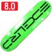 [8.0" панель скейтборд край load ]Edglrd Tech Script Green Black 8.0"
