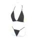  бикини черный T-back sexy купальный костюм костюмированная игра (F1)]