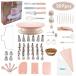 207pcs�P�[�L�f�R���[�V�����L�b�g ���ٓ��� �P�[�L��� ��]�� ���a27.5cm �P�[�L������ 360�x��] �i������Z�b�g diy ���ٗp�i �i��� �i����� �P�[�L���p