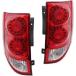 CarLights360: For 2015 2016 2017 2018 2019 Dodge Grand Caravan Tail Light Assembly Driver and Passenger Side | LED | CAPA Certified w/Bulbs | CH280019