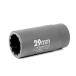 NEIKO 02521A 29mm Socket | 1/2 Drive Deep Impact Socket | Spindle  Axle Nut Socket | 12 Point |Chrome Molybdenum Cr-Mo |Deep Well Hub | Triple Squ