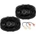 KICKER Speakers 6x9 inch for Dodge Ram 2500/3500 2006-2009 Upgrade Kit - Pair of DS Series with Harness, Car Audio Front Door Speaker DSC6930, 43DSC69