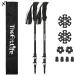 TheFitLife треккинг paul (pole) карбоновый альпинизм stock легкий 57-120cm эластичный ходьба paul (pole) ходьба палка 2 шт se