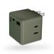 CIO Mate Tap001 разветвитель 1500W розетка 3.USB-C×2 USB-A×1 PD20W внезапный скорость зарядка ( moss green )