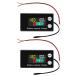 DiyStudio 2 piece battery meter DC8-100V LCD digital voltmeter 12V 24V 36V 48V 60V 72V LED battery 