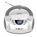 LONPOO стерео cd плеер bluetooth FM радио Bluetooth USB/AUX ввод наушники Jack LCDtis