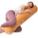 Taibest Dakimakura иен тубус type иен стойка подушка длинный подушка нежный ширина направление . соответствует поясница подушка пара подушка материнство для мужчин и женщин модный удален ka